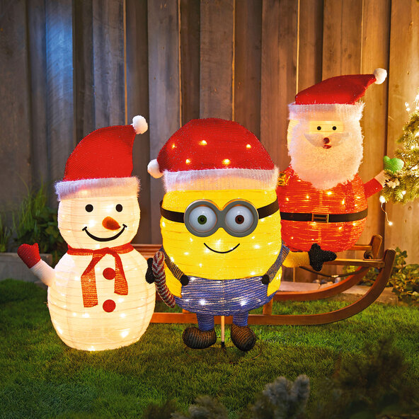 LED Weihnachtsfigur Minion