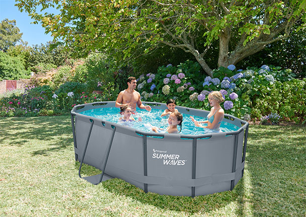Active Frame Pool, oval, 300 x 200 x 84 cm