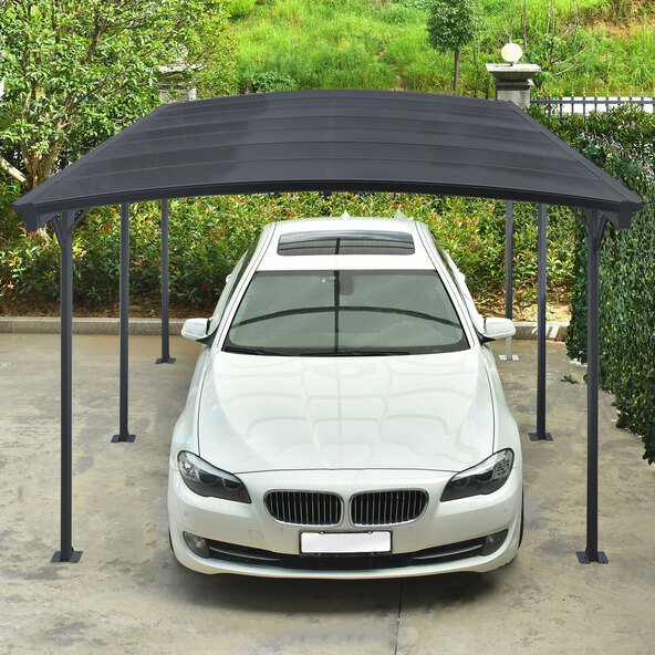 Carport Falo, grau
