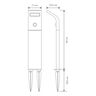 Solar-LED-Gartenleuchte SO44, mit Bewegungsmelder