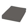 Leinen-Jersey Spannbetttuch, 180 x 200 cm, grau