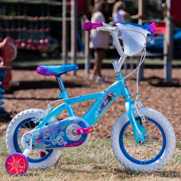 Kinder-Fahrrad Frozen 12 Zoll, blau
