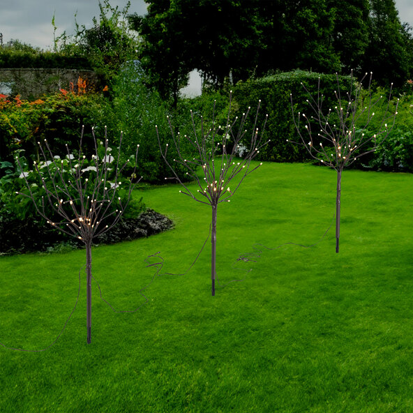 Outdoor LED-Sträucher, braun
