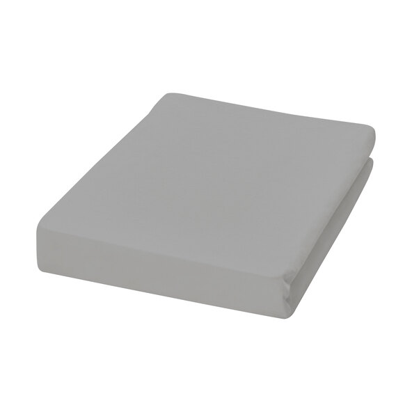 Supersoft Spannbetttücher bis 25 cm Höhe, 90-100 x 200-220 cm, grau