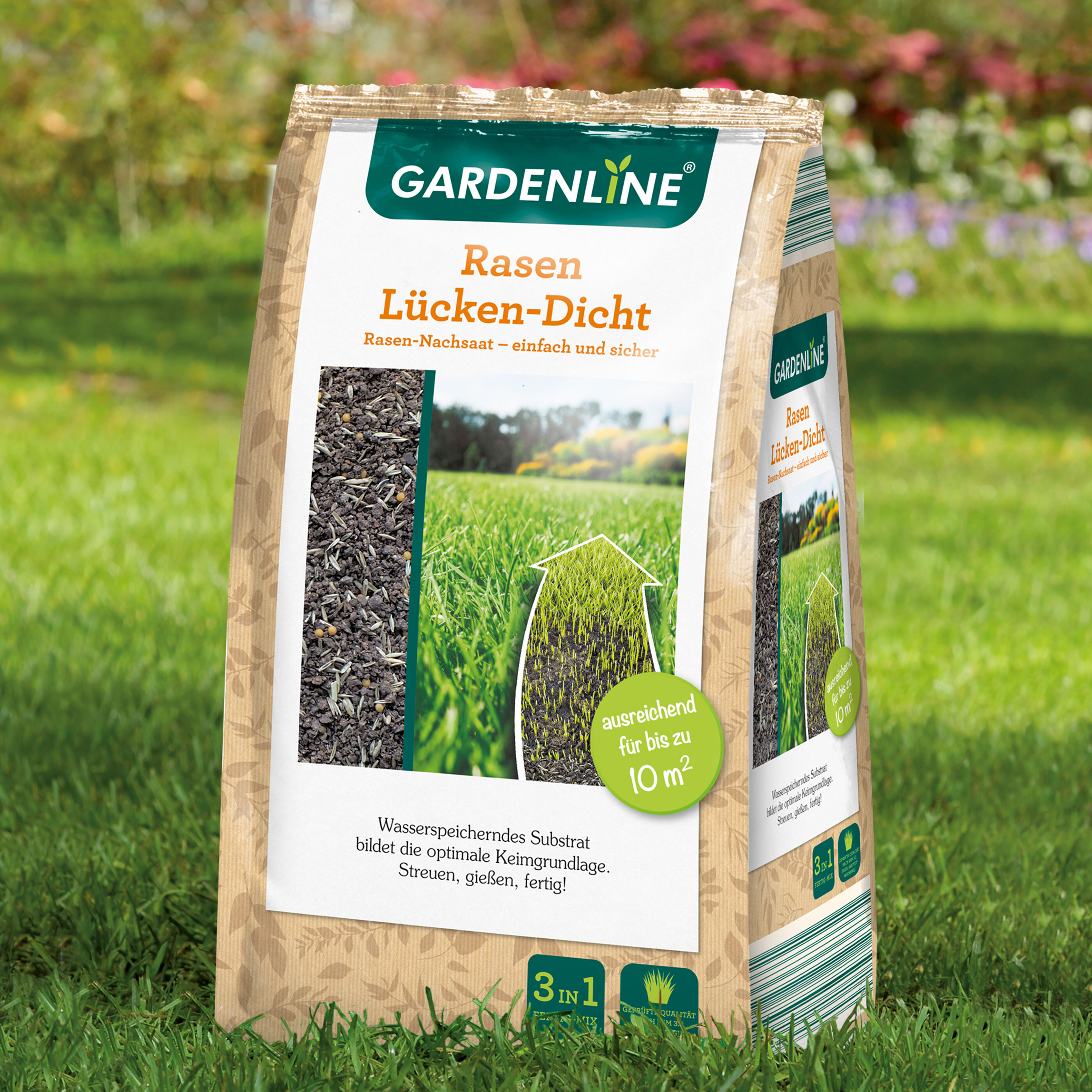 GARDENLINE Rasen LückenDicht, 1,5 kg ALDI