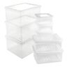 Klarsichtboxen-Set, 8-tlg.