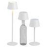 3 in 1 LED-Akku-Tischleuchte, weiß