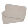 Badteppich Berlin in Cord Optik, 2er Set, 60 x 100 cm, taupe