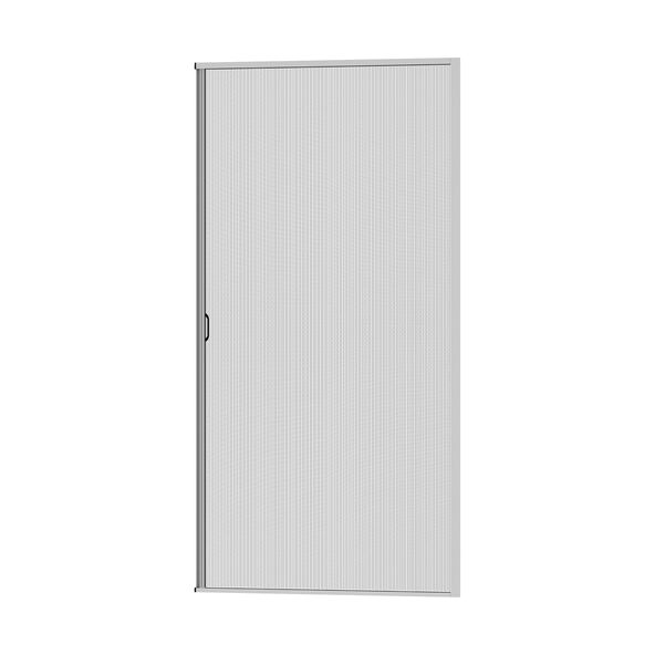 Alu-Plisseetür Professional, 125 x 220 cm, weiß