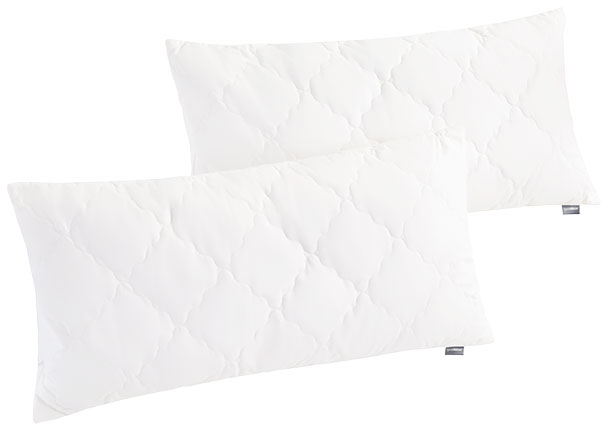 Kopfkissen mit Bambus, 40 x 80 cm, 2er Set
