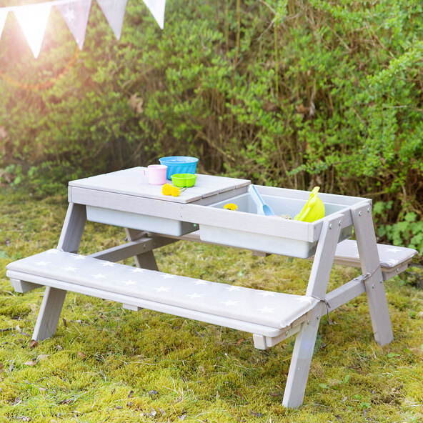 Outdoor Kinder Sitzgruppe Play for 4 grau
