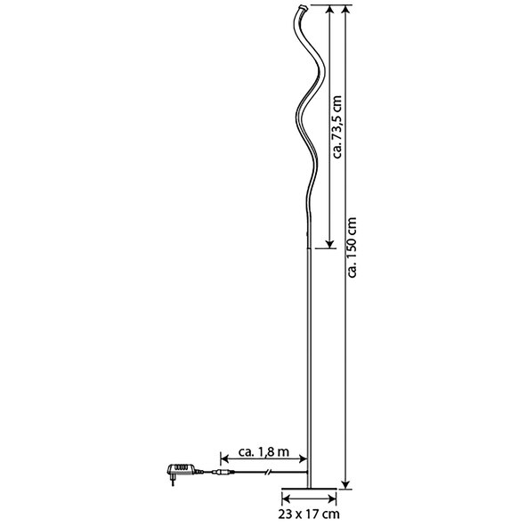 LED-Stehlampe ST39