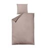 Bettwäsche Luxus Satin, 155 x 220 cm, beige