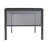 Sonnenrollo für Pavillon 3x3, anthrazit