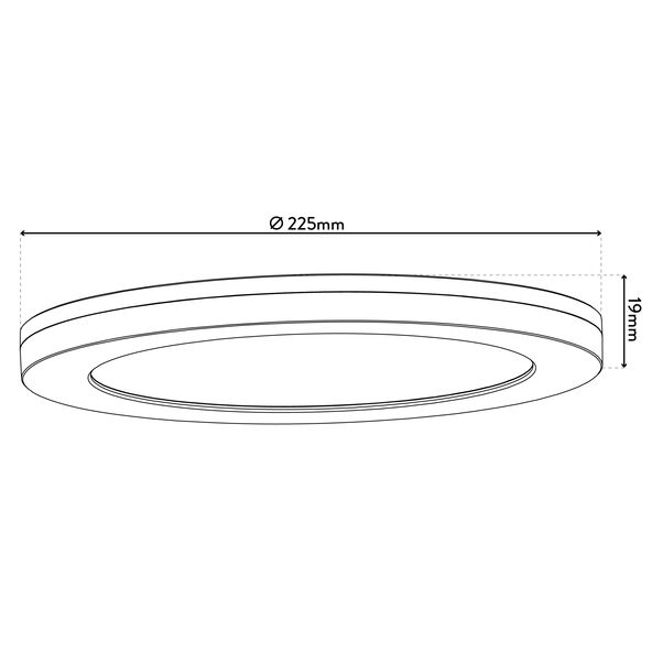 LED Deckenleuchte BONUS, ⌀ 22,5 cm