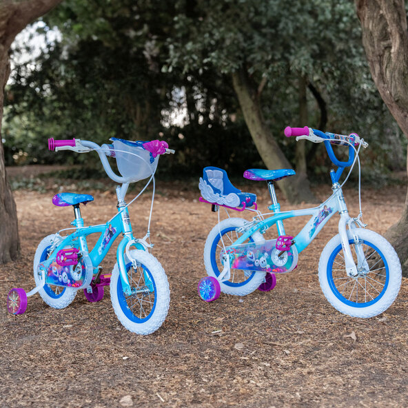 Kinder-Fahrrad Frozen 12 Zoll, blau