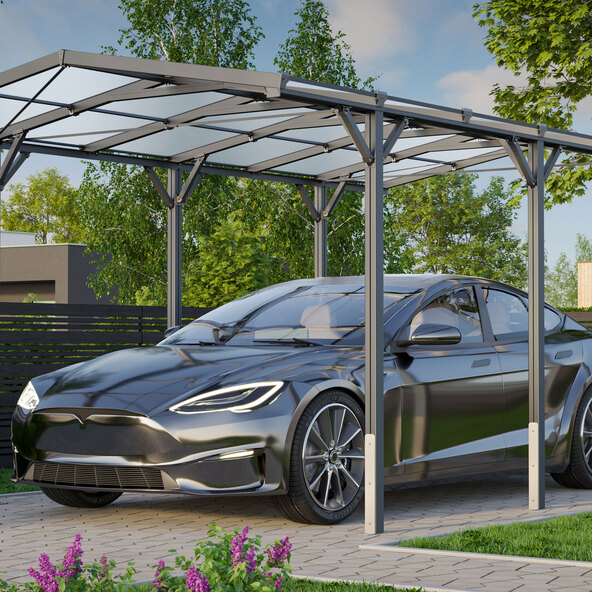 Carport aus Aluminium