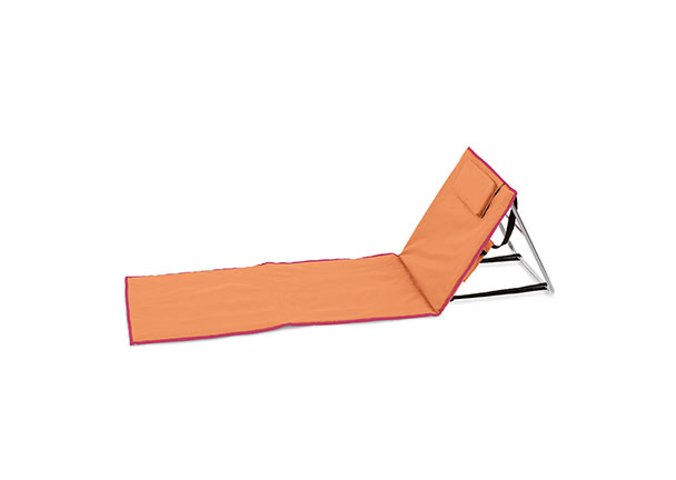 Camping-/Strandmatte mit Rückenteil, orange