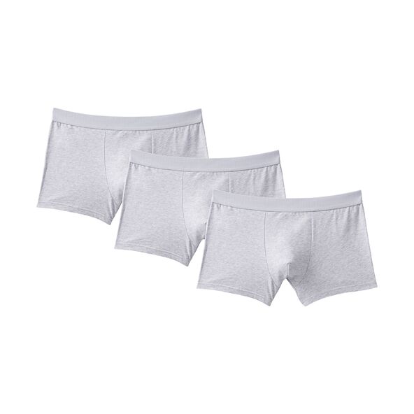 Retro-Boxershorts, grau, L, 3er Set