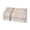 Duschtuch, 2er Set, beige