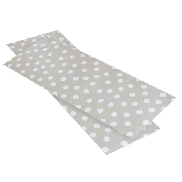 Tischläufer Points, 2er Set, 50 x 140 cm, taupe