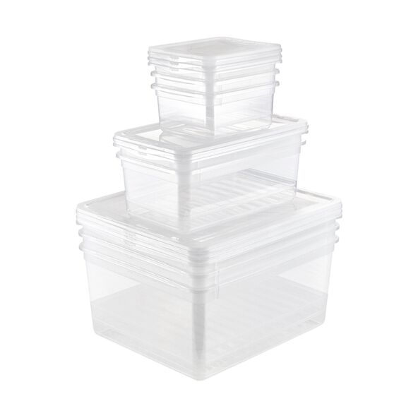 Klarsichtboxen-Set, 8-tlg.