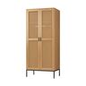 Rattan-Kleiderschrank