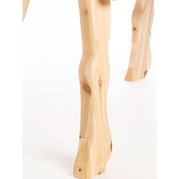 Holzpferd Niels, natur