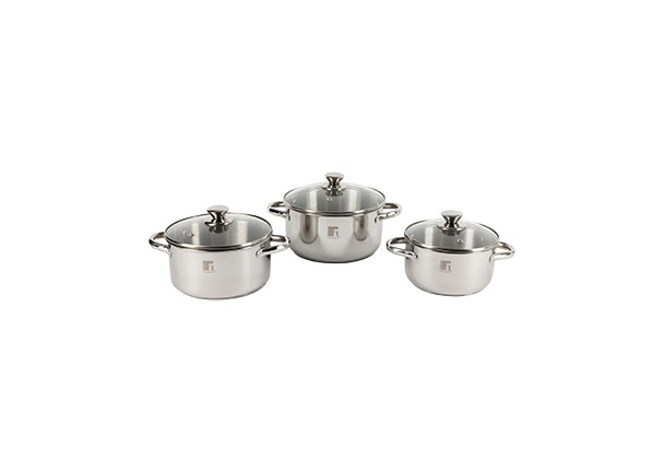 Alea Kochtopf-Set 18/22/26 cm, 6-tlg.