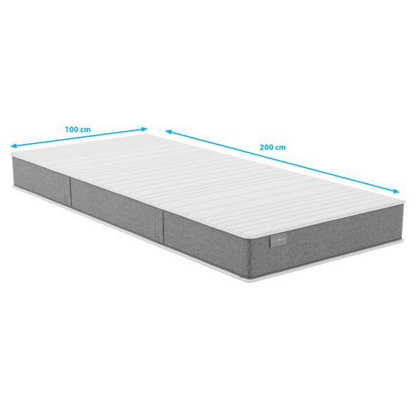Matratze Ergo Kaltschaum mit integriertem Topper H3, 100 x 200 cm