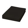 Jersey Spannbetttuch, 90-100 x 200 cm, schwarz