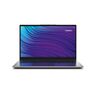 Schlanker, silberner Laptop
