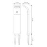 Solar-LED-Gartenleuchte SO44, mit Bewegungsmelder