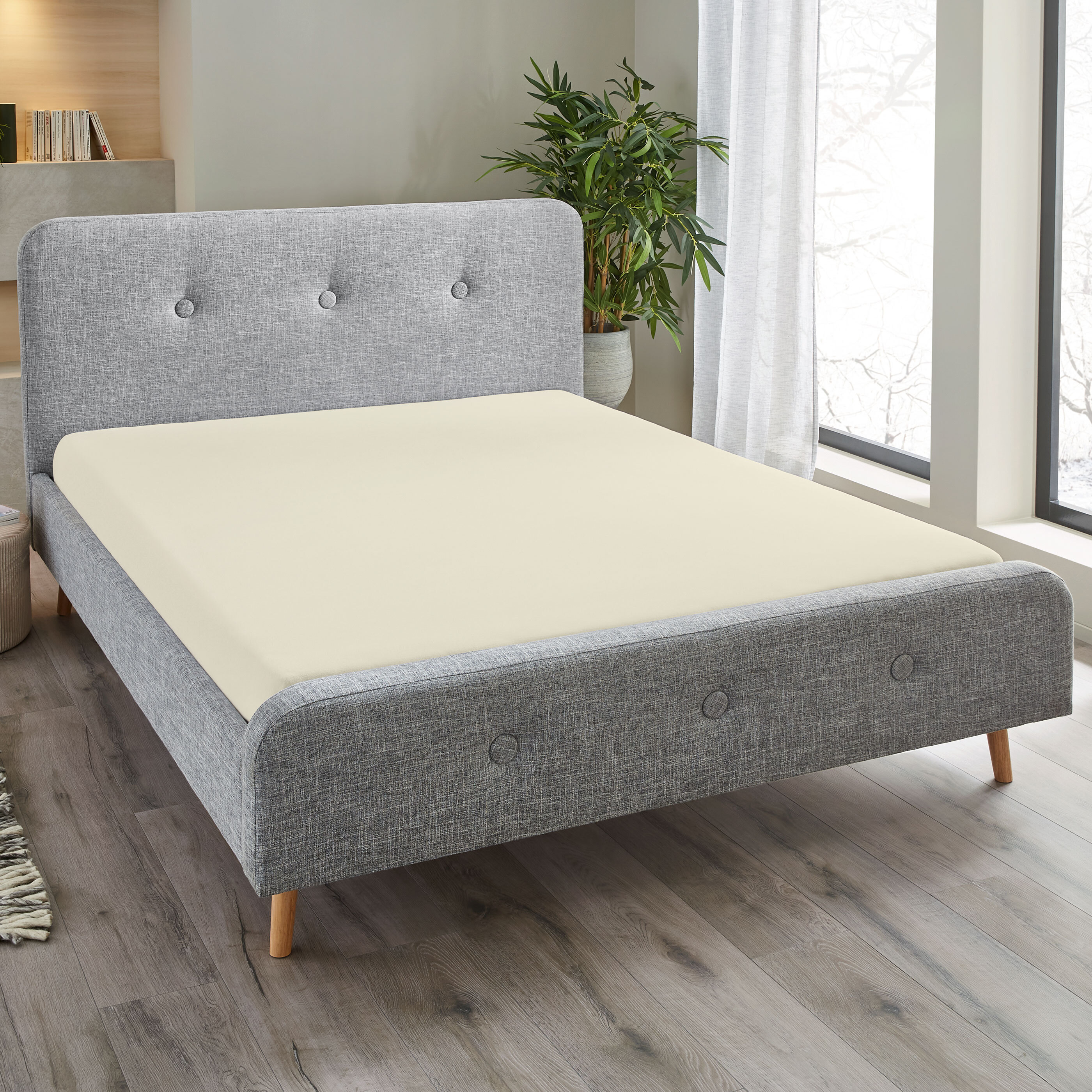 Schloss Holte Jersey Spannbetttuch ALDI