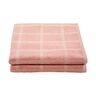 Frottierserie Square Duschtuch, rosa, 2er Set