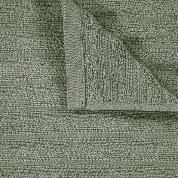 Duschtuch Hoch/Tief, 2er Set, grün