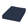Jersey Spannbetttuch, 90-100 x 200 cm, marine
