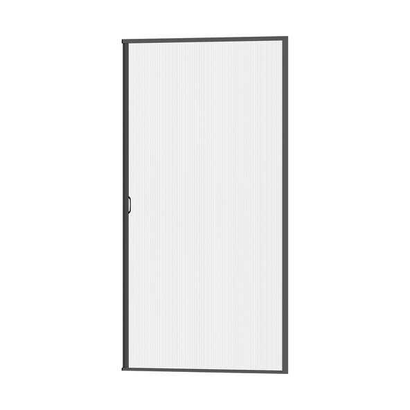 Alu-Plisseetür Professional, 125 x 220 cm, anthrazit
