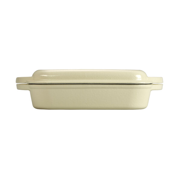 Universalbräter mit Deckel, creme