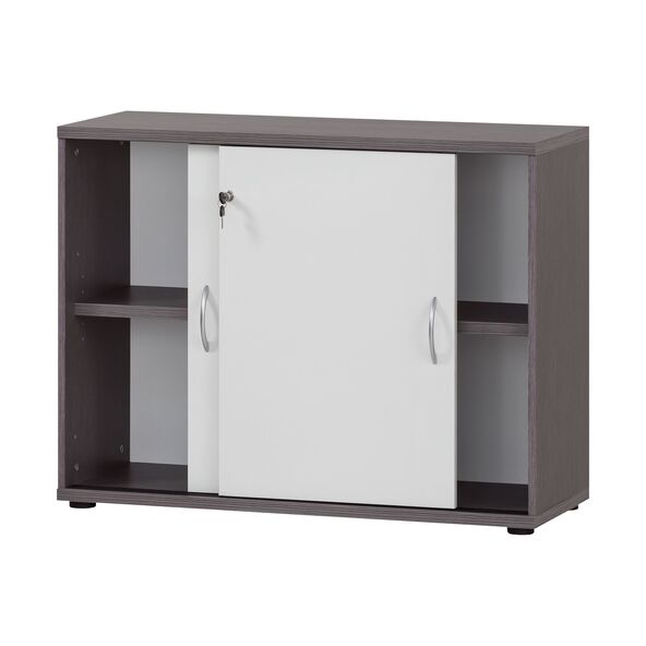 Serie 4000 Aktenschrank 4700, esche grau/weiß matt