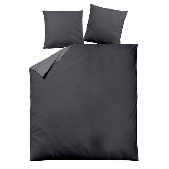 Bettwäsche Luxus Satin, 200 x 220 cm, anthrazit