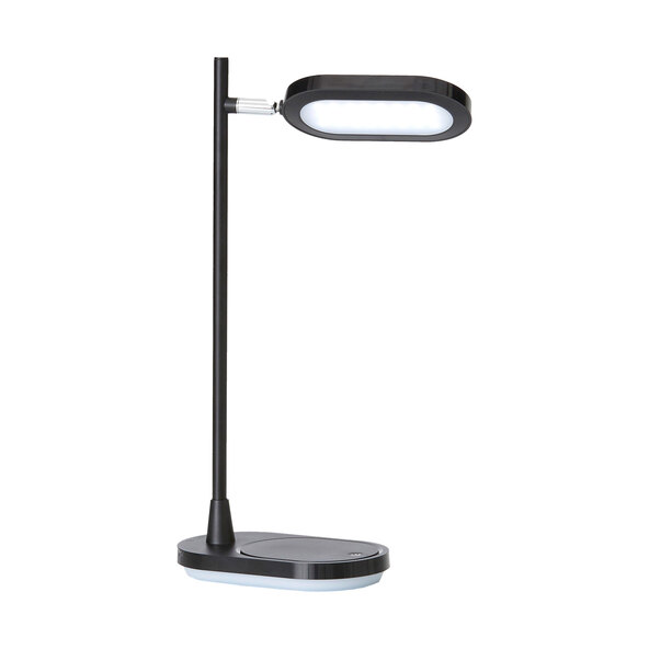 LED-Schreibtischlampe mit Wireless Charging, schwarz