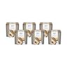 Duftkerze ESSENTIALS cedar wood, 6er Set