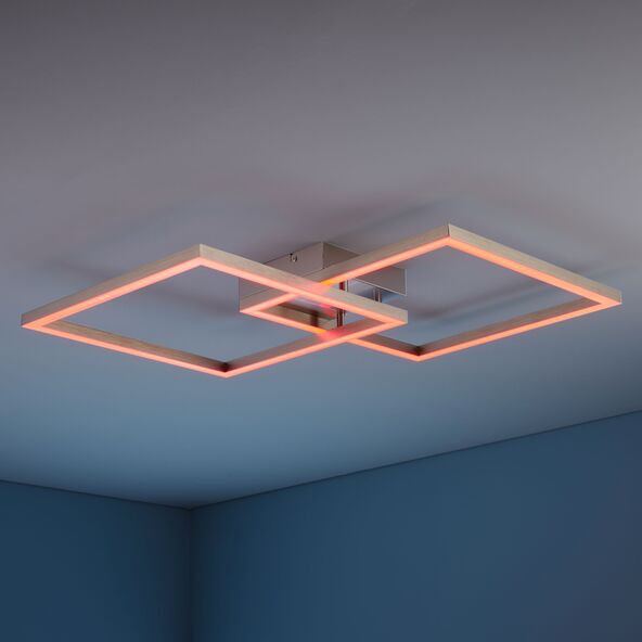 LED-Deckenleuchte LOLAsmart MAXI, 63 x 63 cm