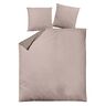 Bettwäsche Luxus Satin, 200 x 220 cm, beige