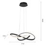 LED-Pendelleuchte Nero