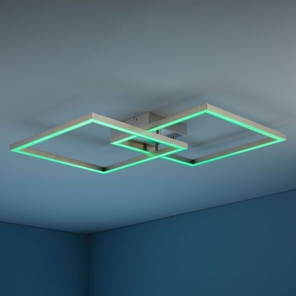LED-Deckenleuchte LOLAsmart MAXI, 63 x 63 cm