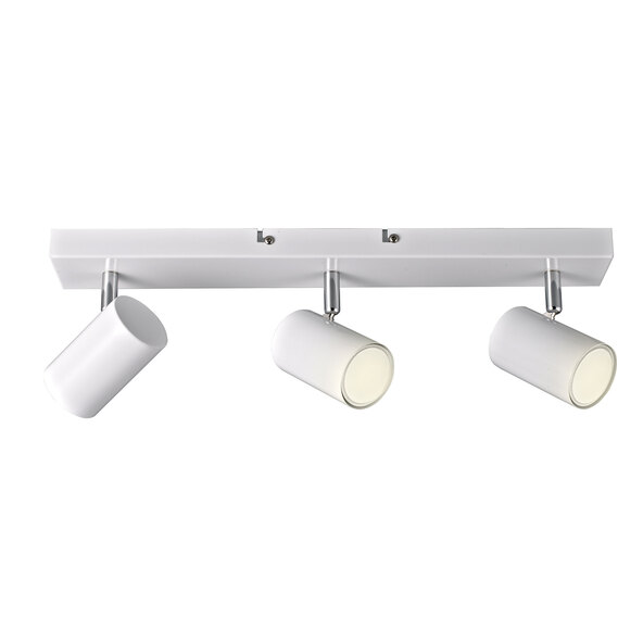 LED-Deckenstrahler 3er Spot, inkl. 3x GU10, weiß