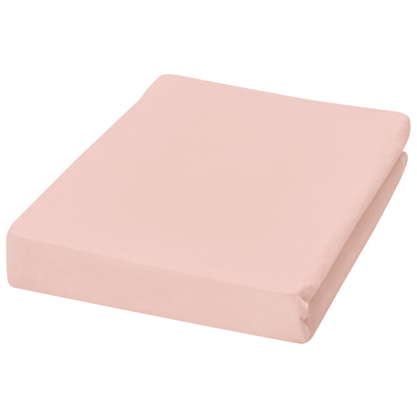 Jersey Spannbetttuch 180-200 x 200 cm, rosé