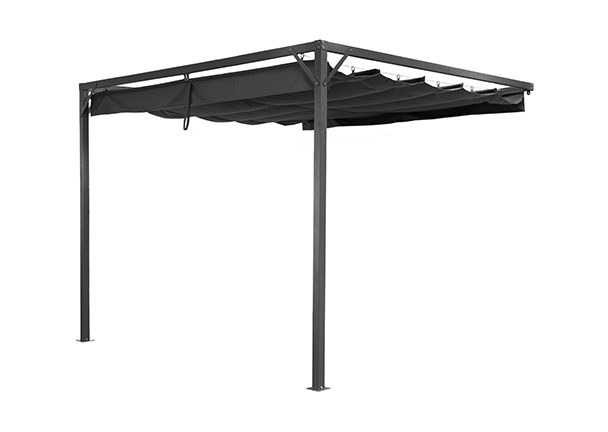 Wand-Pergola, 300 x 300 cm